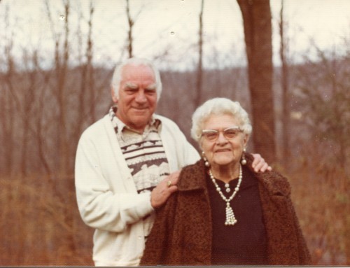 “Bud” Strader with his mom Lucy